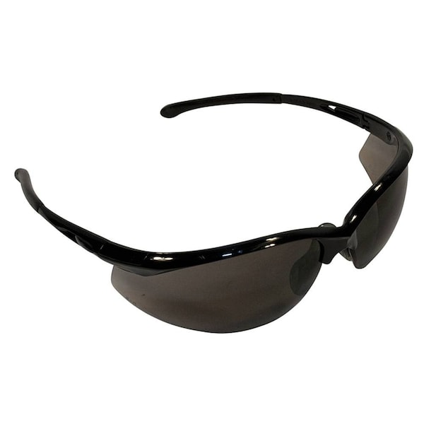 Stens Safety Glasses - Black Frame, Anti-Scratch Gray Lens, Elite Style 751-630 - main